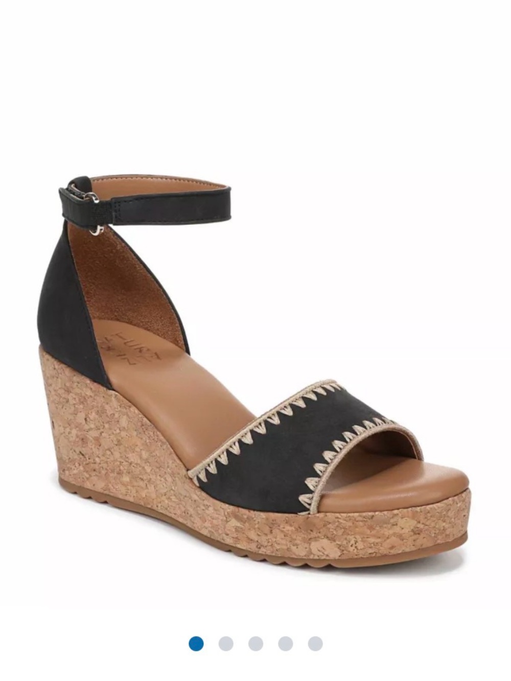 New Naturalizer Olly 3 Wedge Ankle-Strap Sandal